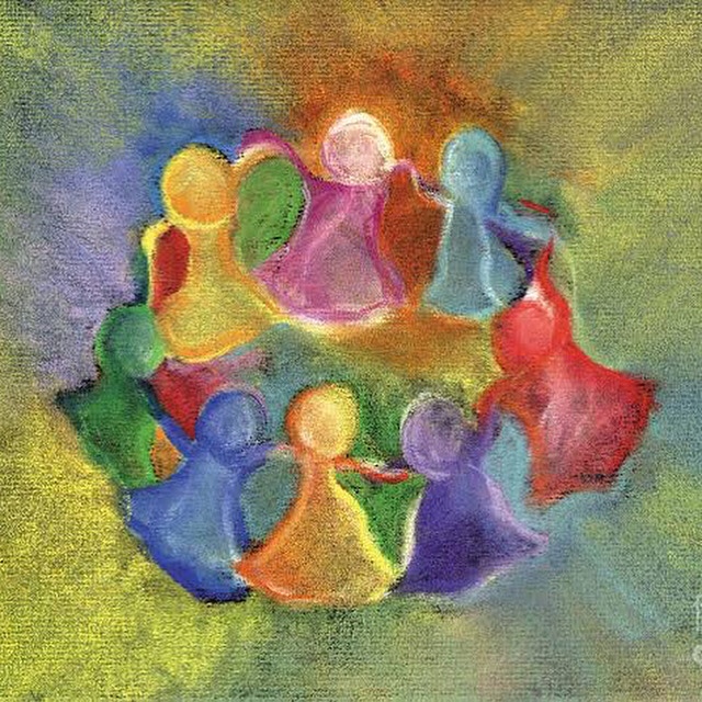 Circle of Friends by Susan Vannelli used for The Perfect Circle a poem by Sudham